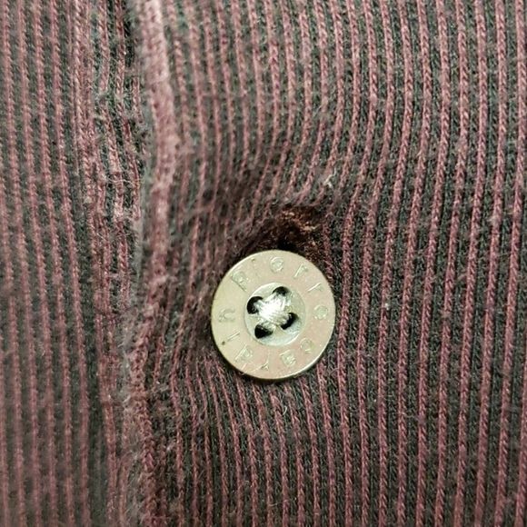 Pierre 🧡🖤 Cardin Wine Red Shirt Blouse Top - Picture 7 of 9